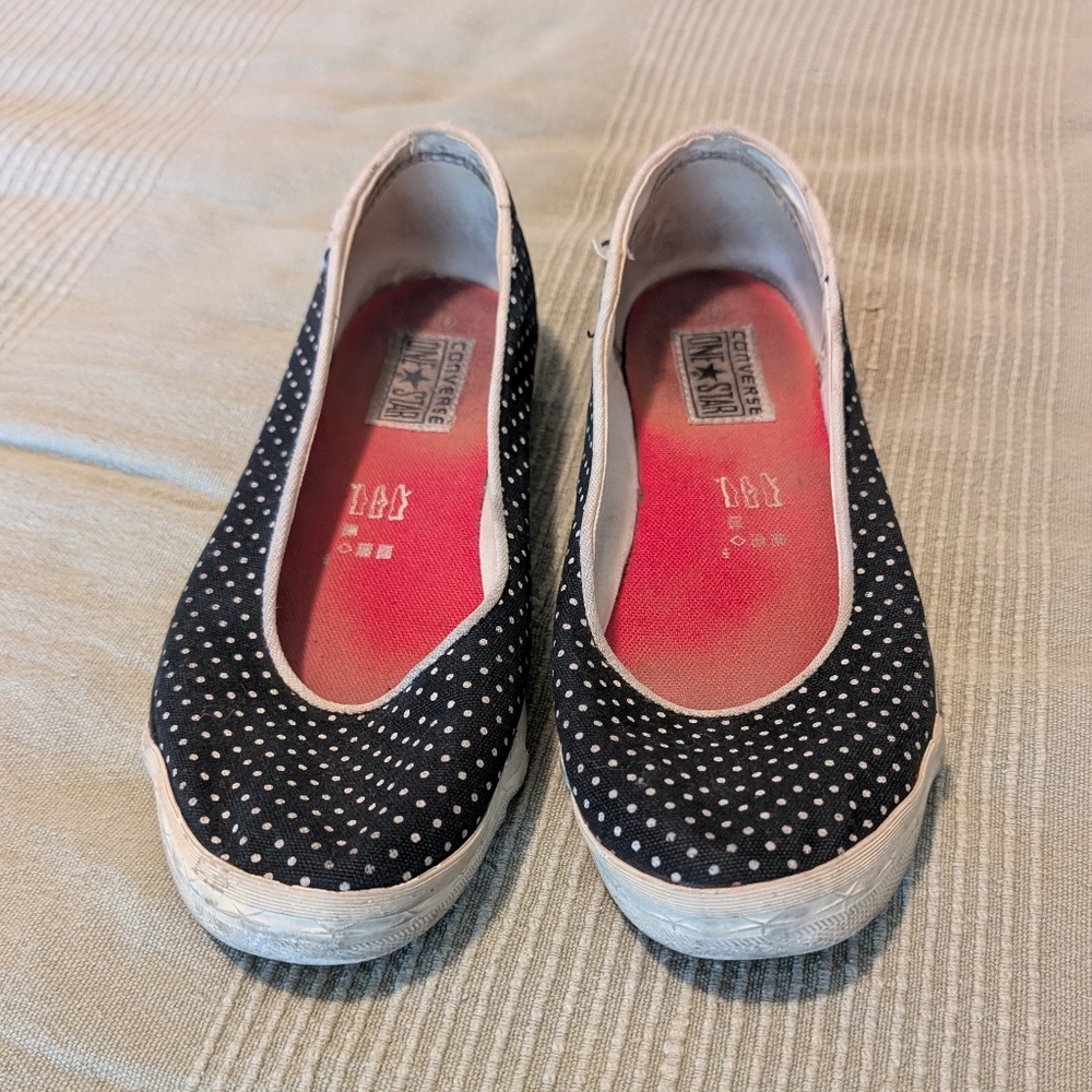 Converse Polka Dot Ballet Flat Sneakers
